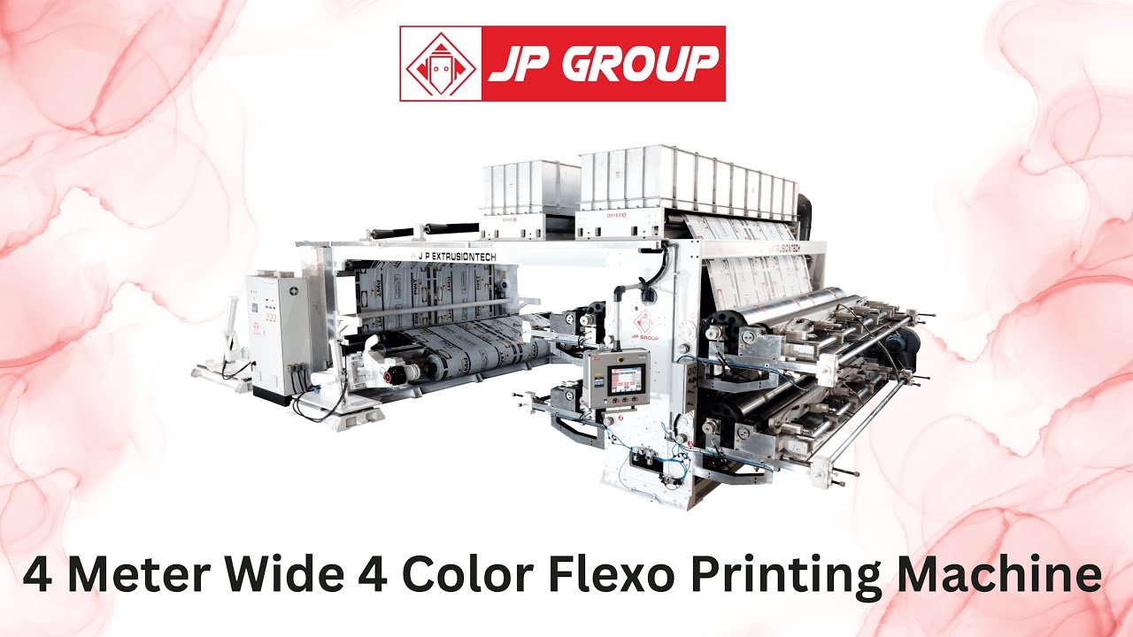 4-Meter-Wide 4-Color Flexo Printing Machine