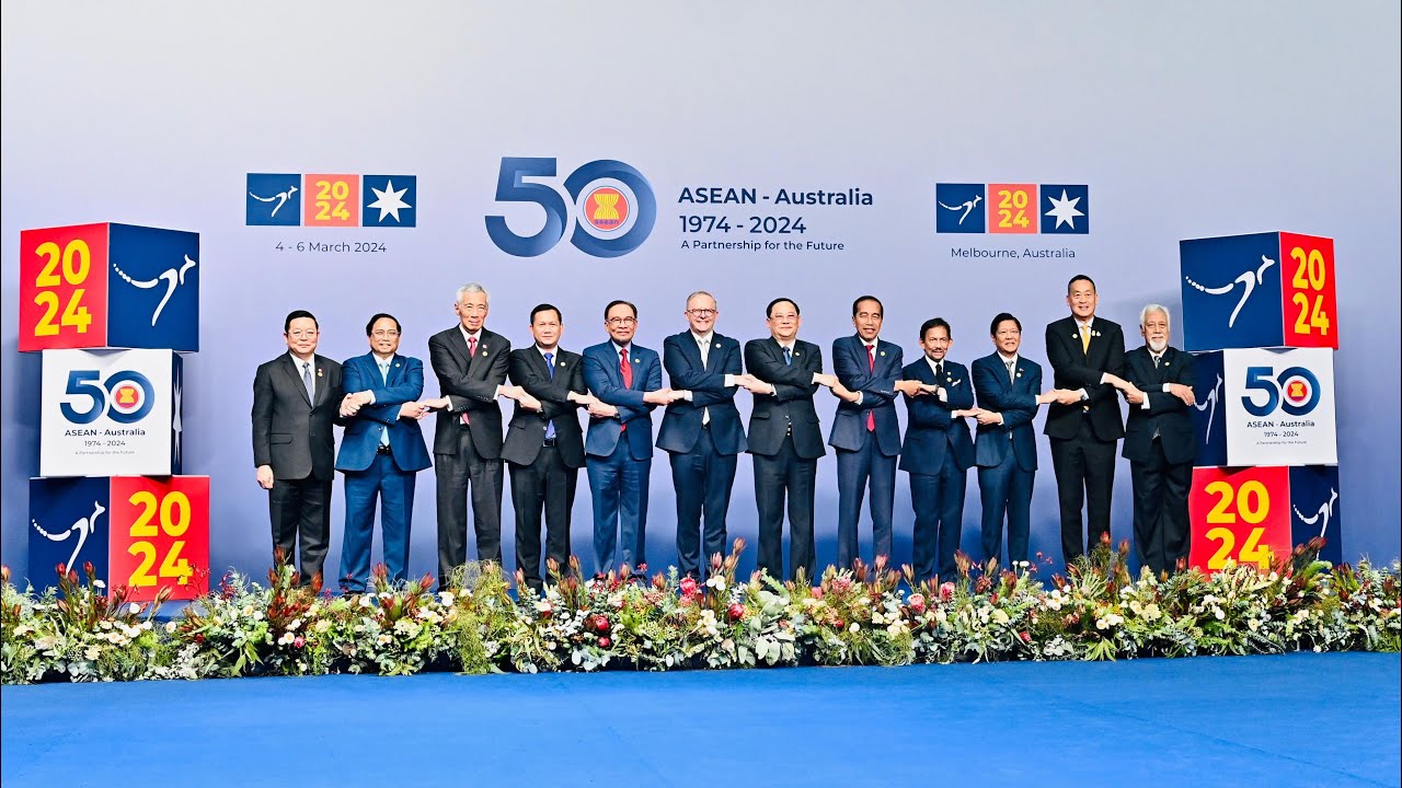 Presiden Jokowi Hadiri Resepsi KTT Khusus ASEAN Australia, Melbourne, 5 Maret 2024