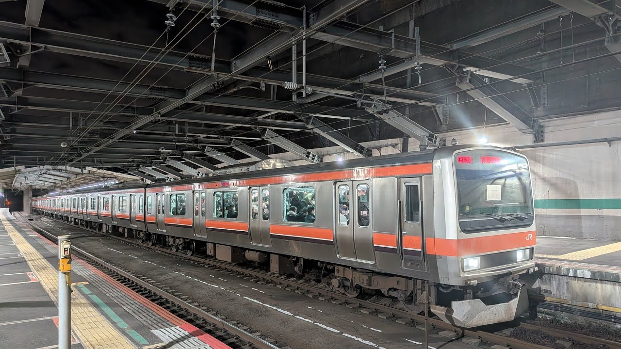 LED更新車！！E231系武蔵野線MU5編成東京行き新小平駅発車！2026年1月26日