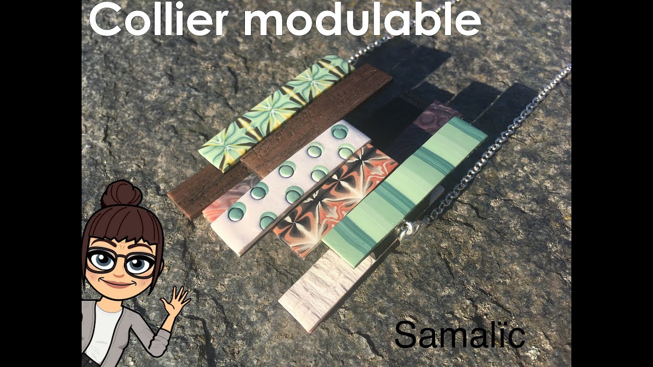 TUTO polymère - collier déstructuré modulable