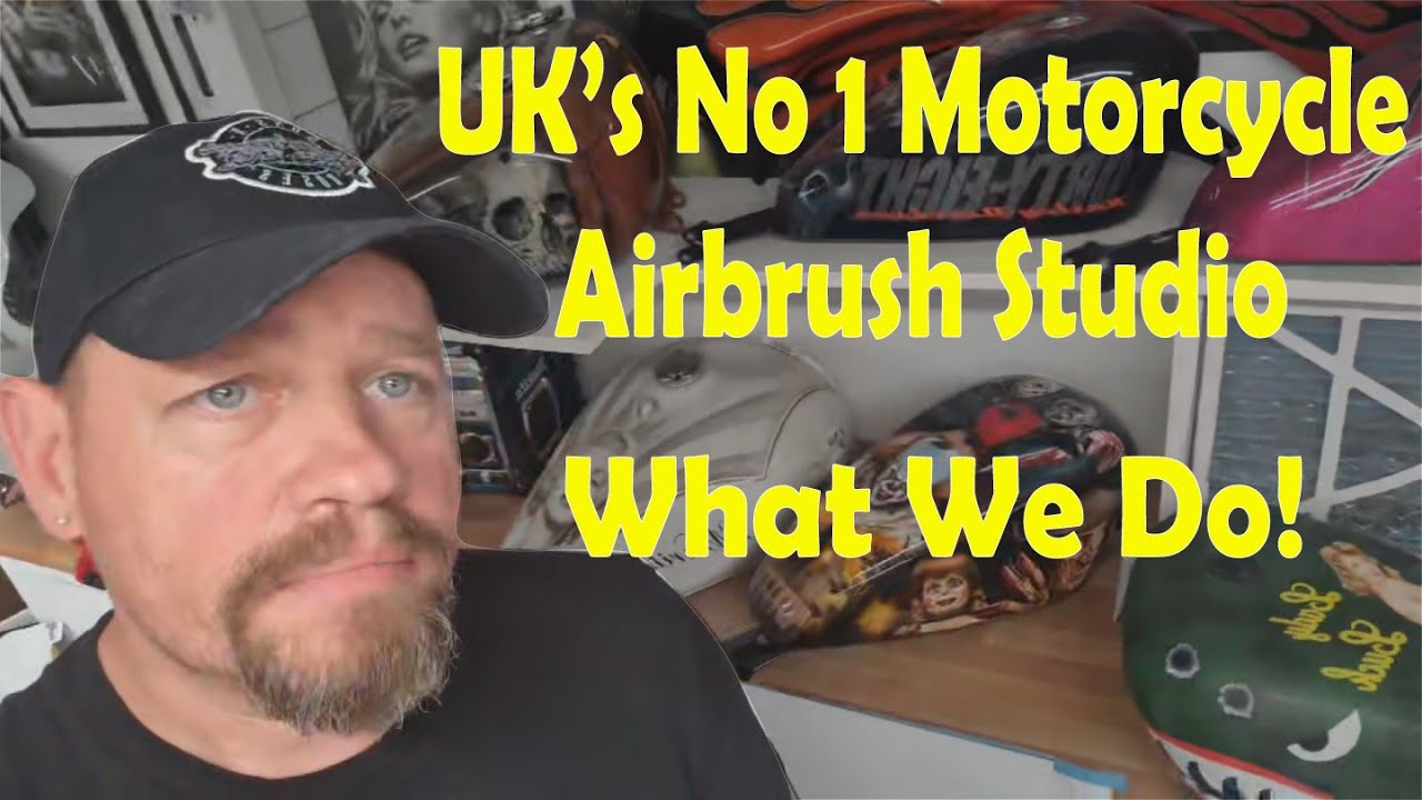 Inside the UK’s Most Impressive Motorcycle Airbrush Studio