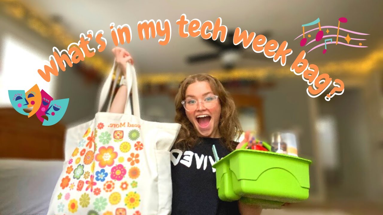 What's In My Tech Week Bag? | Shrek The Musical Tech Week | Ashley Coffey