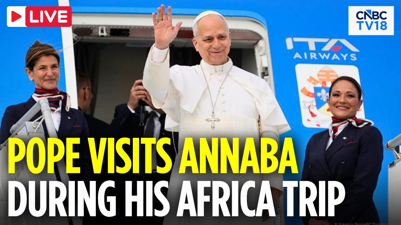 LIVE: Pope Leo XIV Visits Annaba During His Africa Trip | Pope Leo in Africa | Trump vs Pope | N18G