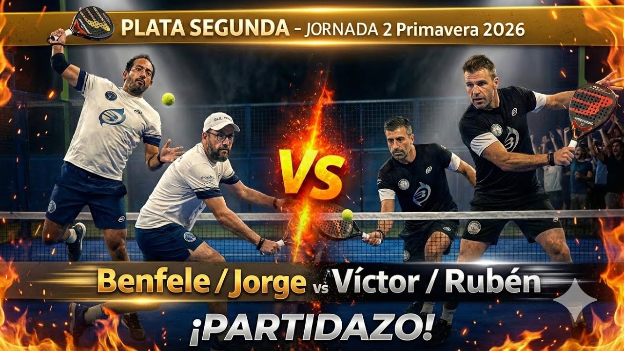PÁDEL | Liga Fran Checa PLATA2– Jornada 2 Primavera 2026 (Partido Completo)