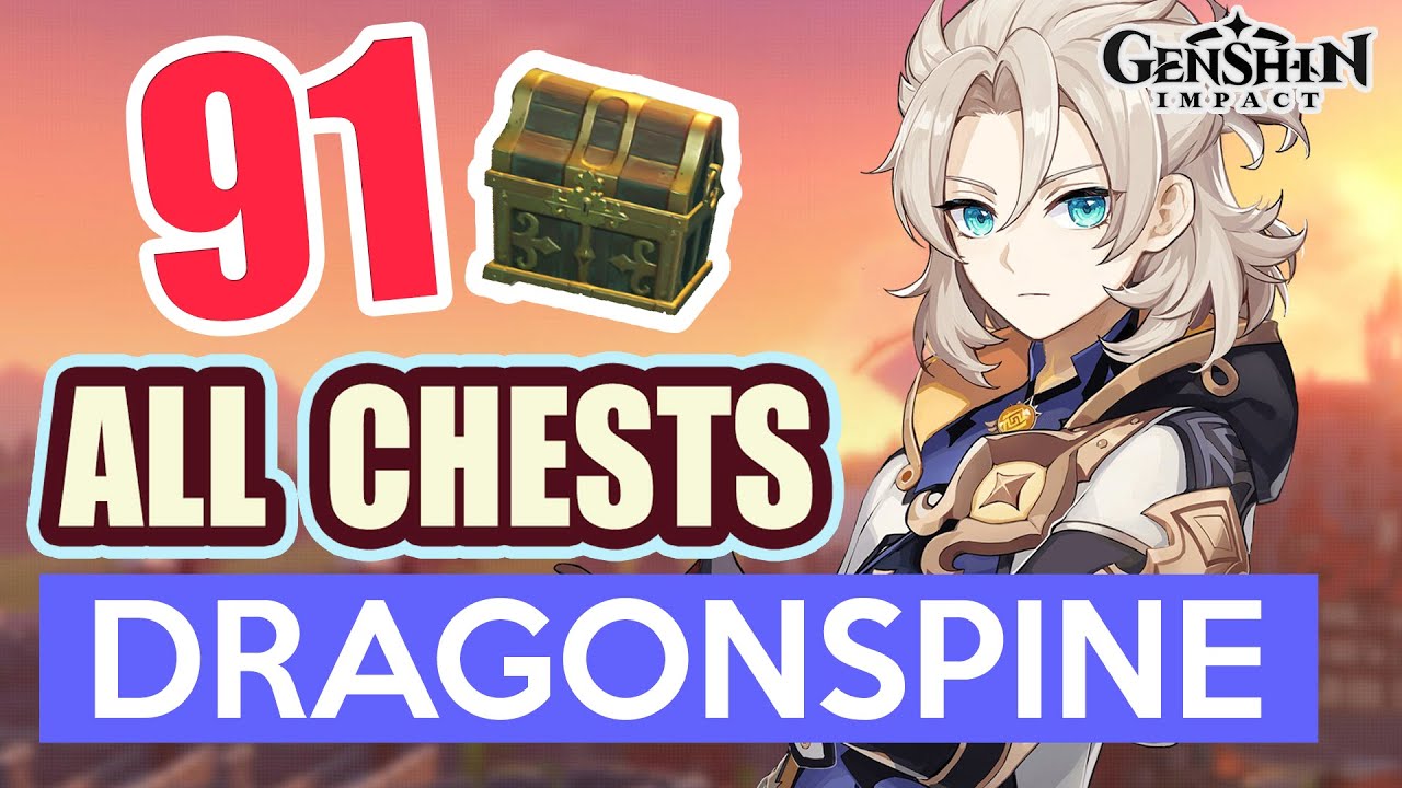 ALL CHESTS IN DRAGONSPINE COMPLETE GUIDE PART #1 【 Genshin Impact 】