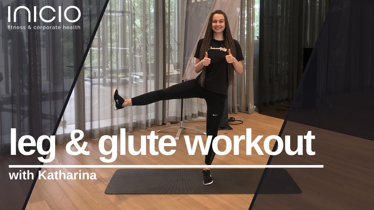 leg & glute workout with Katharina