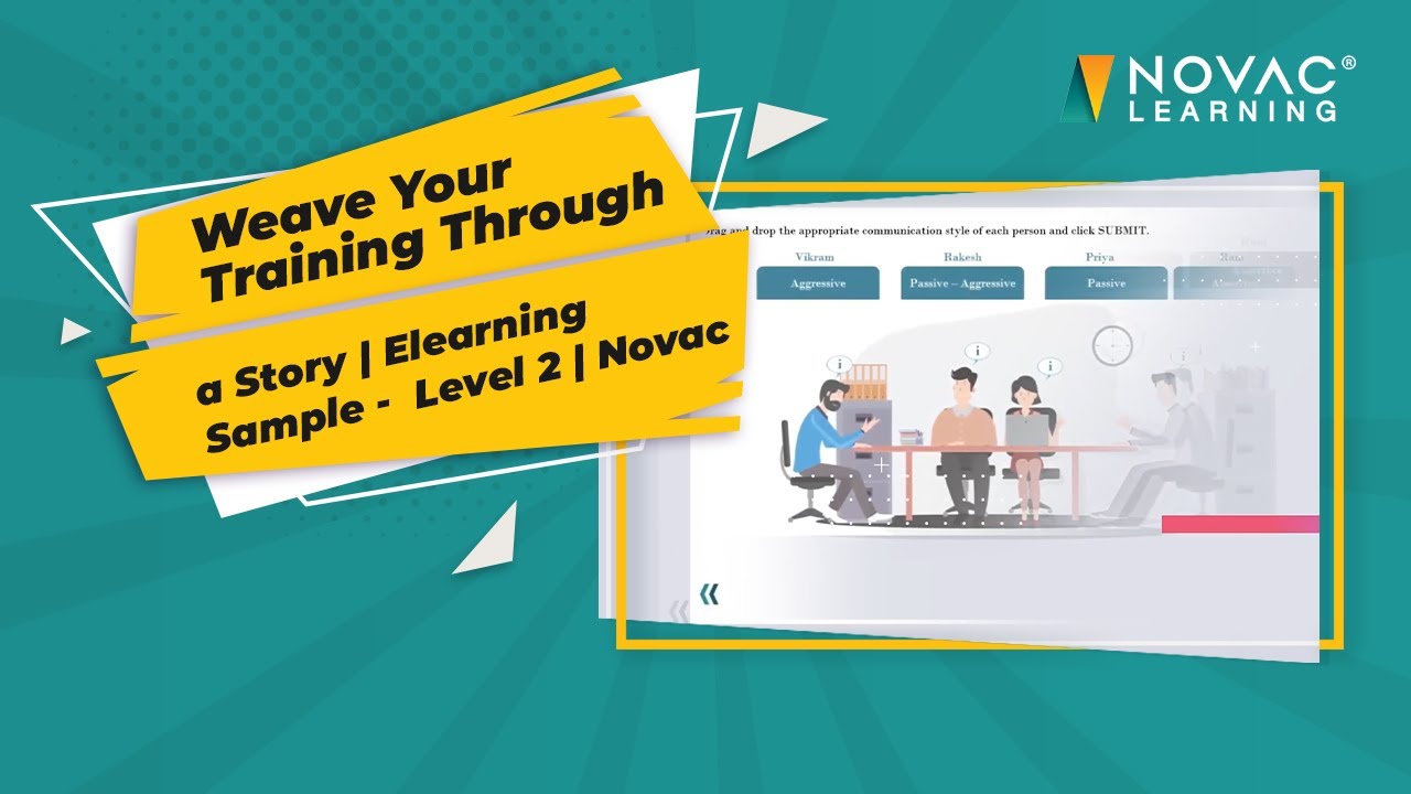 Elearning Sample - Level 2 | Storytelling Example | Infographic Example - Novac Learning
