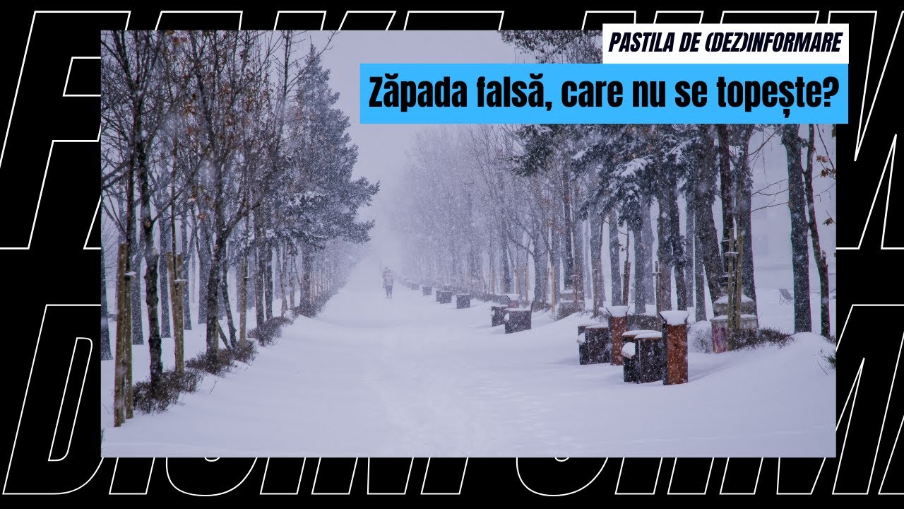 Zăpada falsă: teoria conspirației care îngheață minți