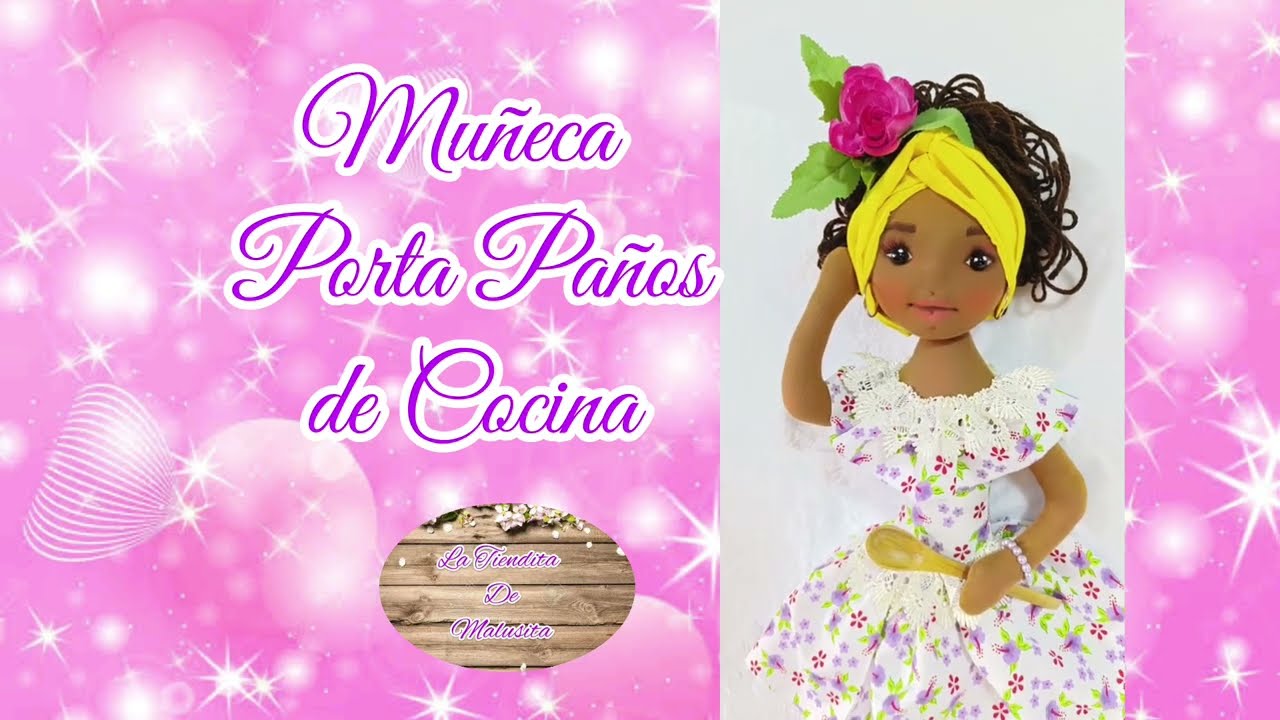 Muñeca Porta Toalla de Cocina - Parte 1