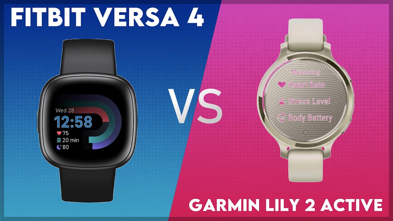 Fitbit Versa 4 vs Garmin Lily 2 Active Comparison