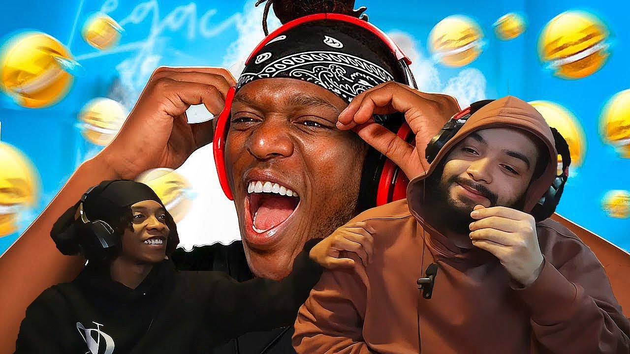 HE HAS TO STREAM MORE 🤣 | REACTING TO KSI'S FIRST TRY NOT TO LAUGH... LIVE!