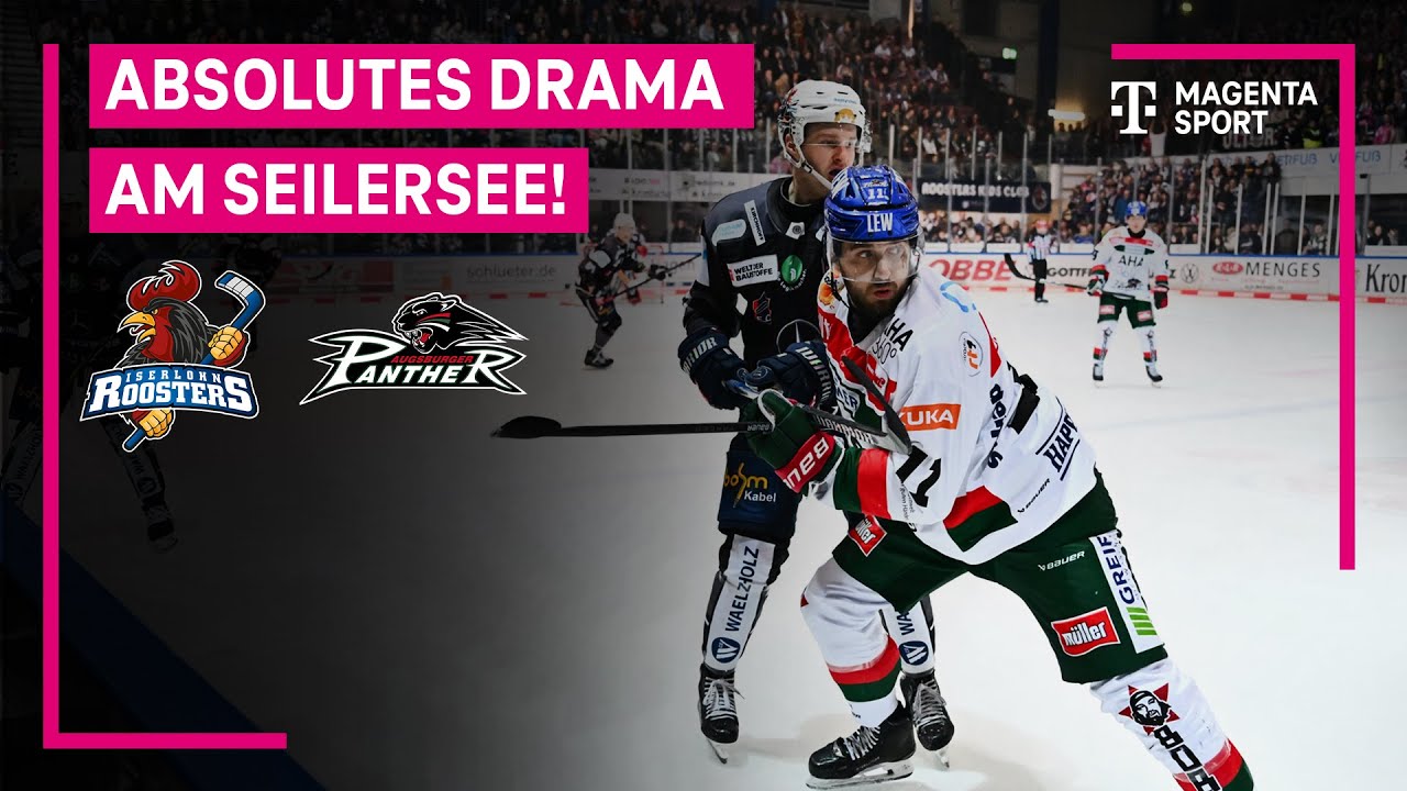 Iserlohn Roosters - Augsburger Panther | PENNY DEL | MAGENTA SPORT