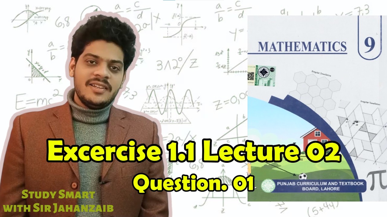 9th Class Math New book || Exercise 1.1 Lecture 2 || Q.1 || PCTB Punjab Board