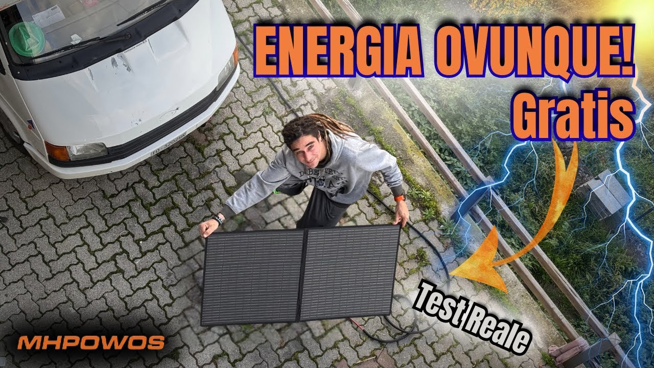Ricarico il camper ovunque! Pannello solare pieghevole MHPOWOS 110W – Test completo ⚡️
