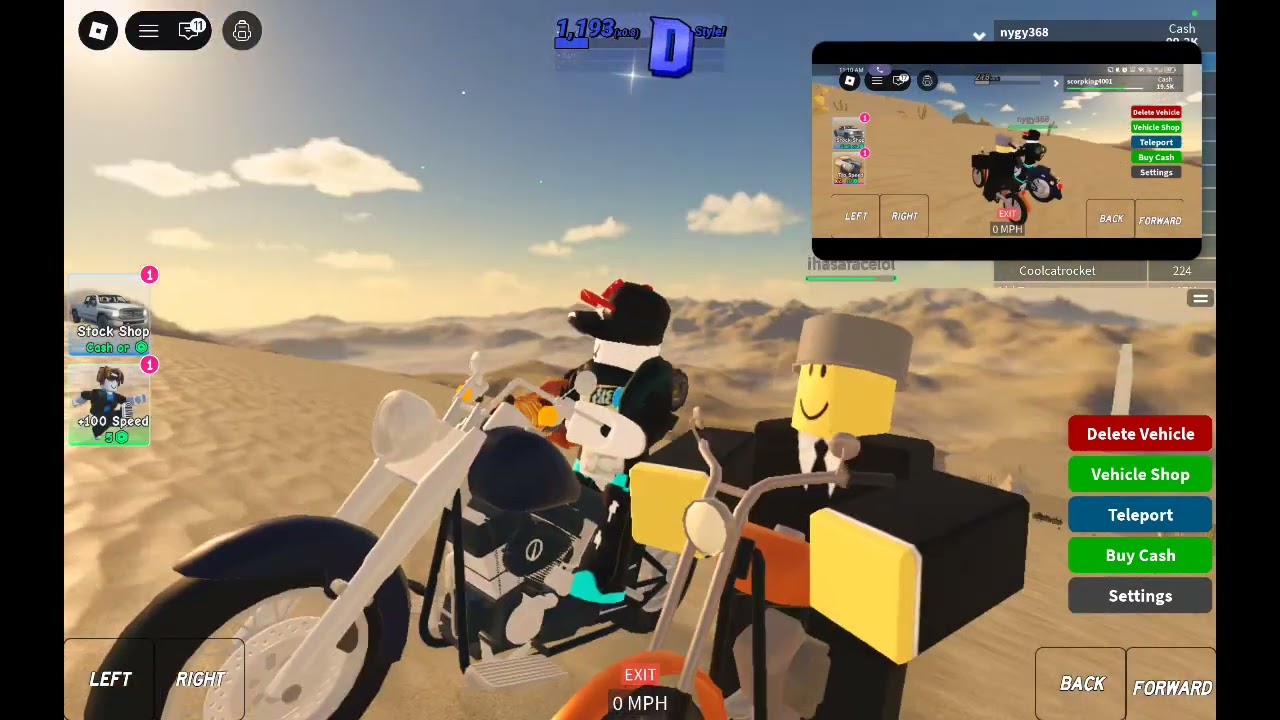 DRIVING IN MY MOTORCYCLE