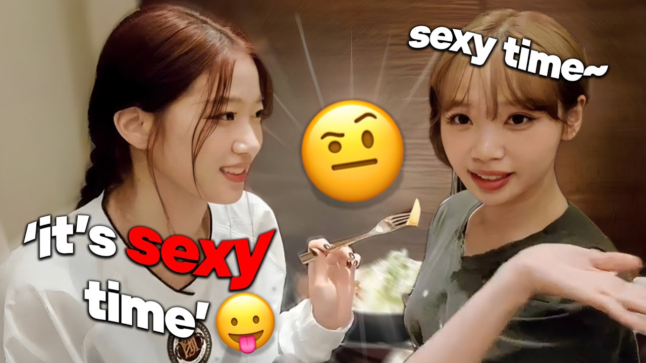 chaewon & kazuha having the WEIRDEST humor