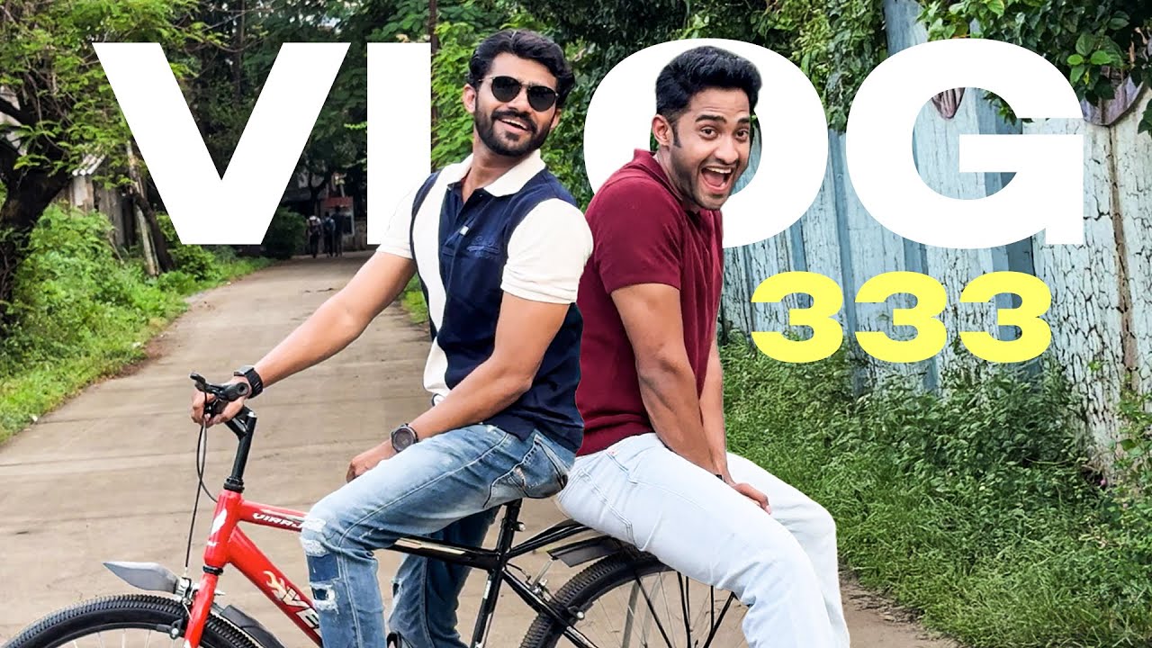 दिनचर्या में Thugesh के साथ Reel Shoot और सुंदर निसर्ग दर्शन | Vlog No. 333