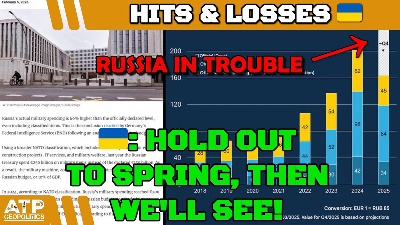 🇷🇺 in Trouble? 🇺🇦 Needs to Hold on to Spring & Keep Attritting | Ukraine War News Update 20260208