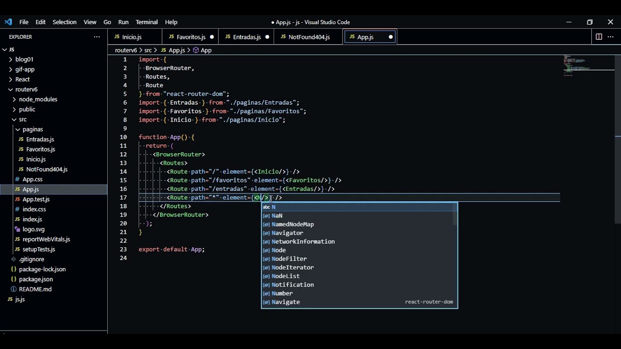 React Router Dom V6