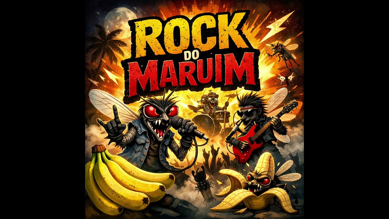 Rock do maruim #banana #corupa #rockbrasil #musicaIA