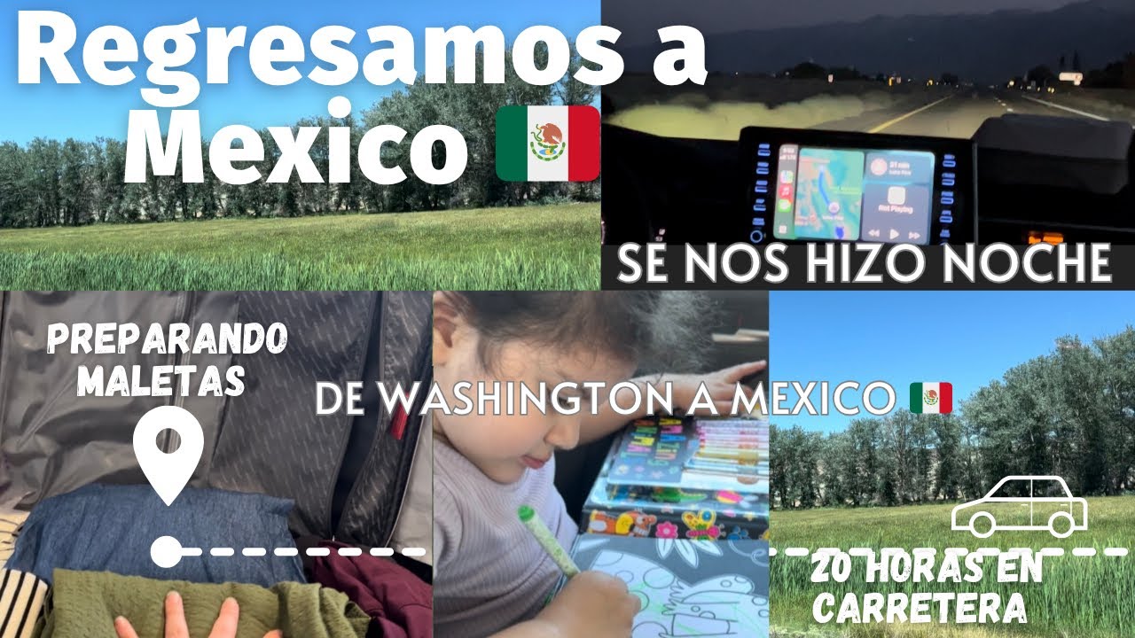 VIAJANDO A M&Eacute;XICO🇲🇽 NUESTRA AVENTURA De USA a M&eacute;xico en carretera 🇺🇸➡️🇲🇽 