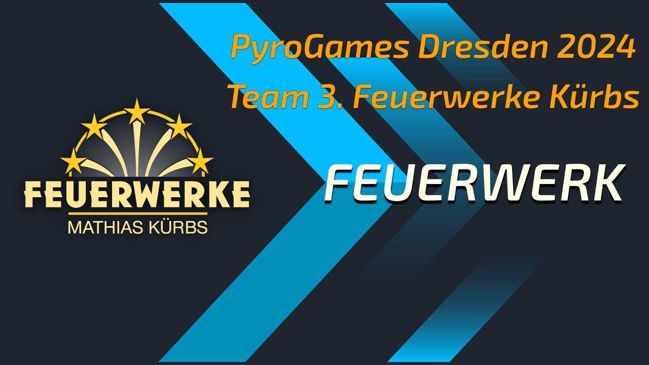 PyroGames Dresden 2024 Team 3. Feuerwerke Kürbs | 4K