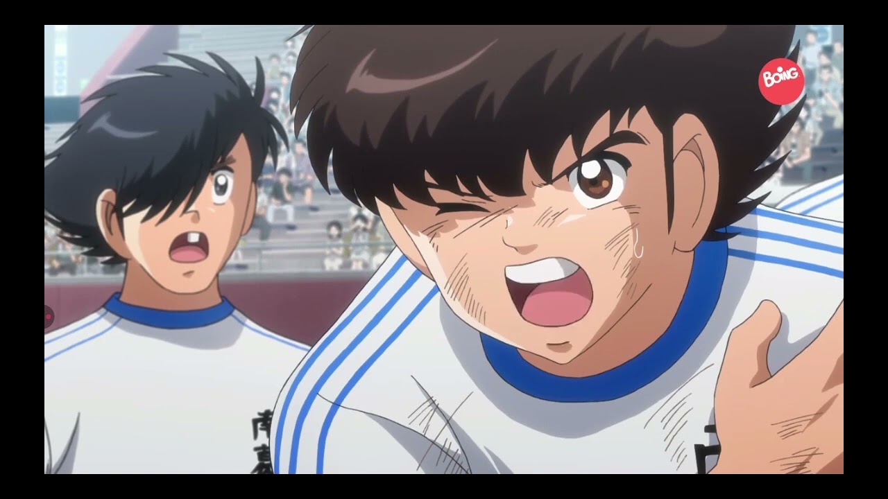 Tsubasa e l'infortunio alla spalla, con l'hanawa#tsubasa#captaintsubasa#hero#anime#futball