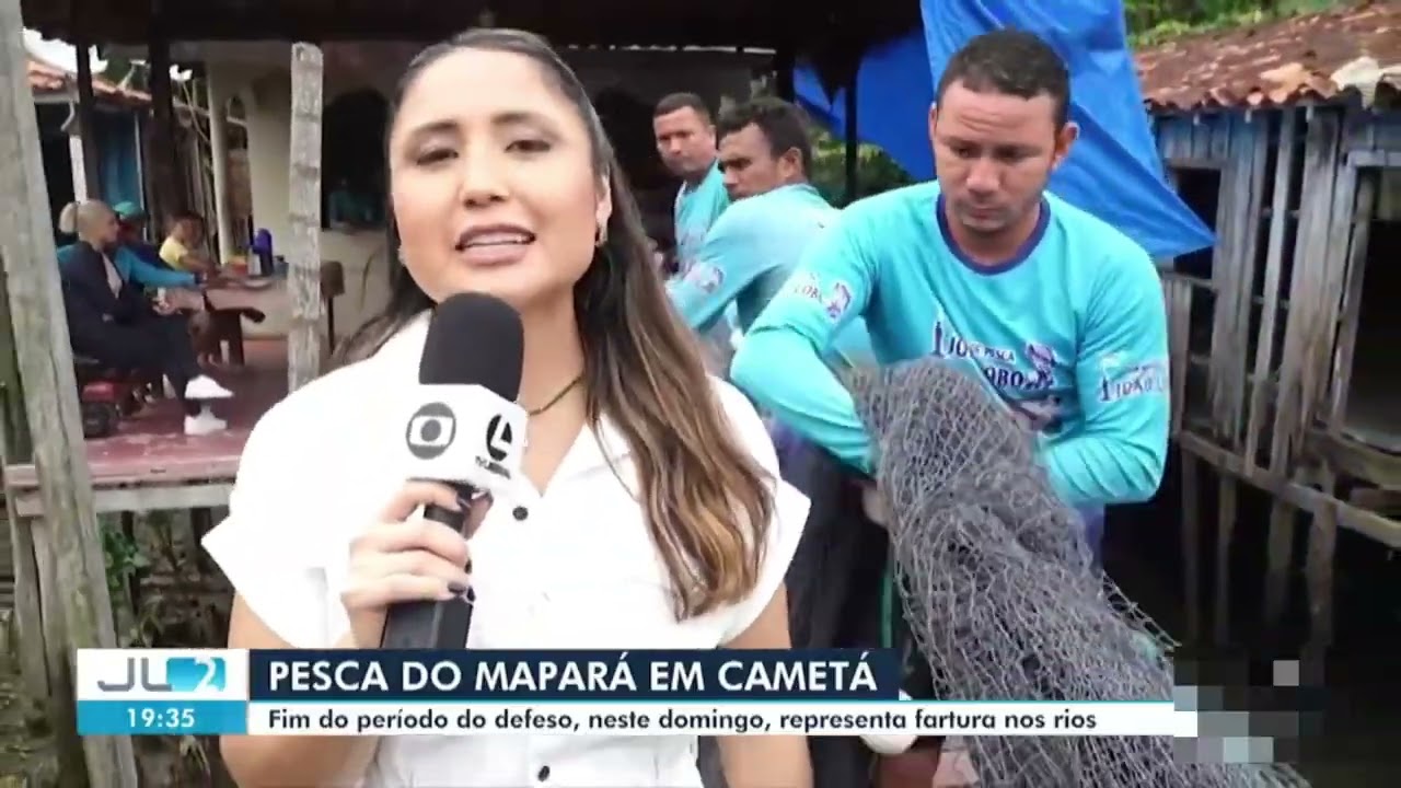 Pescadores finalizam os preparos para a pesca do Mapará em Cametá.