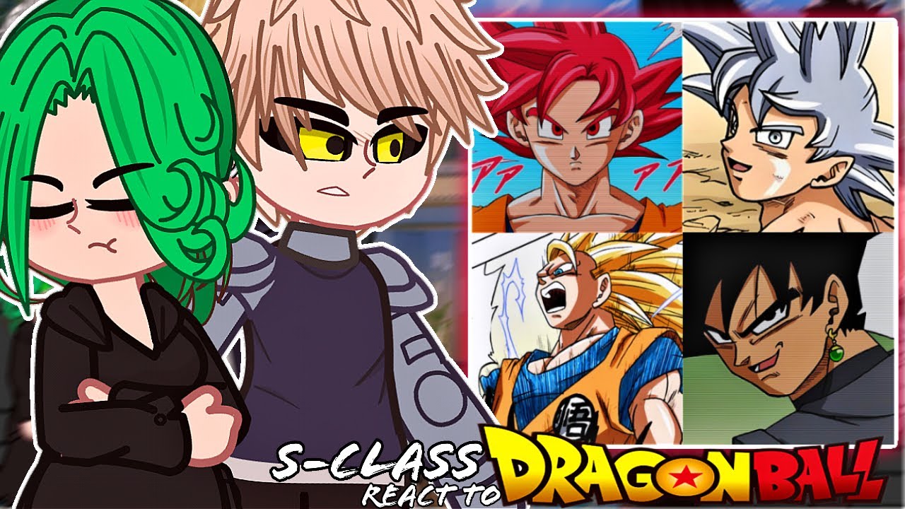 S-Class Hero's React to Goku || OPM || Gacha React - TikTok Edits