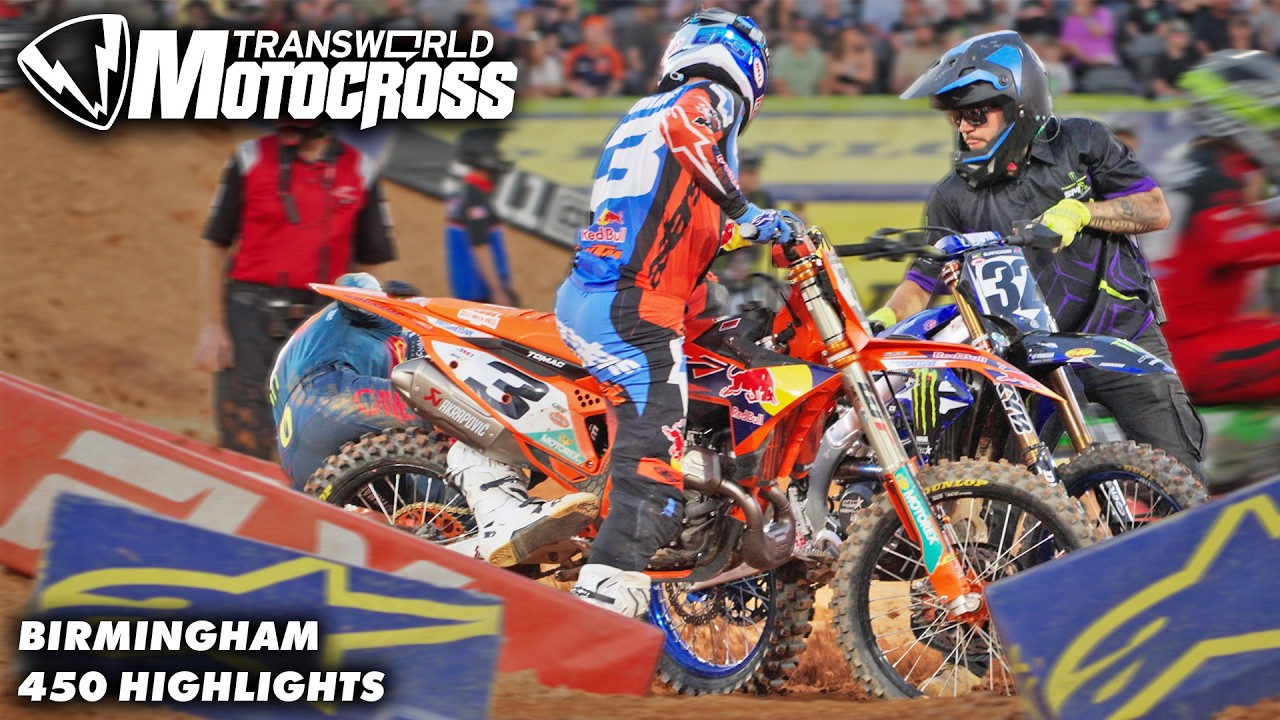 Birmingham Supercross [450] Trackside Highlights | Hunter Lawrence Extends Points Gap