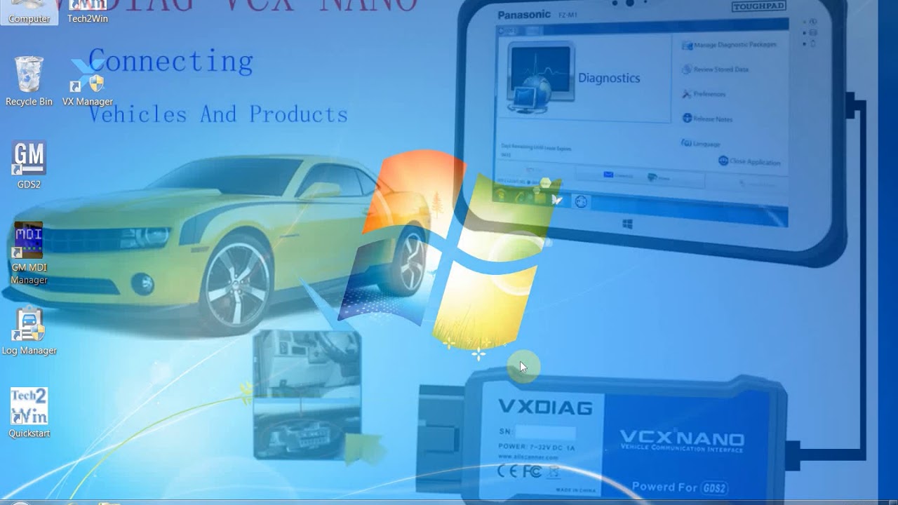 How to install VXDIAG VCX NANO for GM OPEL