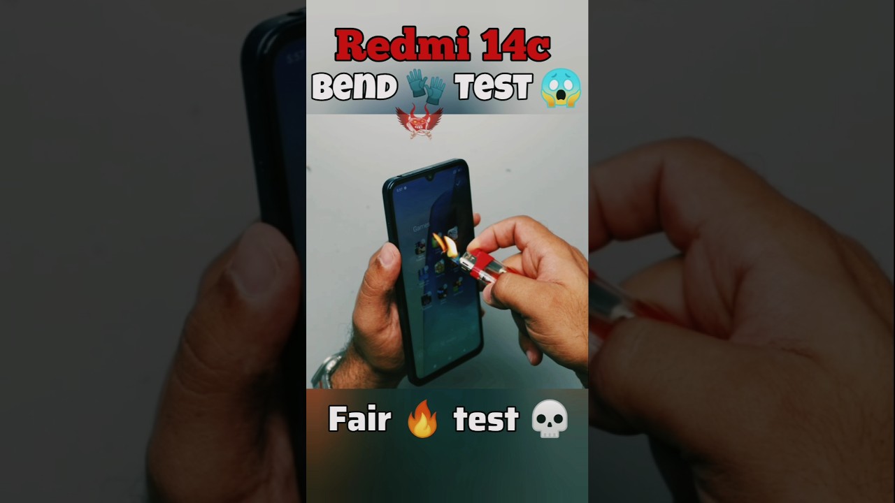 redmi 14c bend 🧤 test 🤯💥#shorts #vairlvideo
