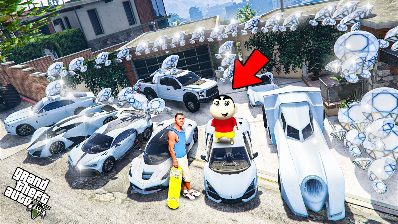 FRANKLIN TOUCH ANYTHING BECOME DIAMOND ll EVERYTHING IS FREE IN GTA5