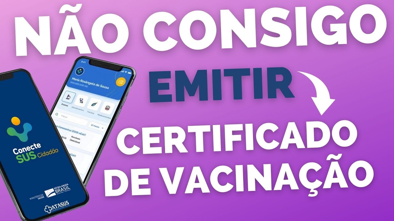 Como tirar o Certificado de Vacinação Covid - ConectSUS
