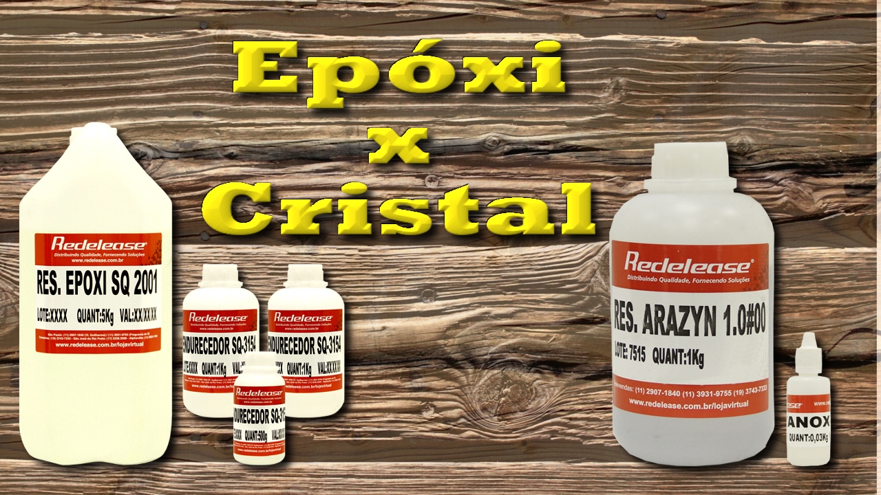 Vidro liquido: Epóxi ou Cristal? Qual a melhor resina?