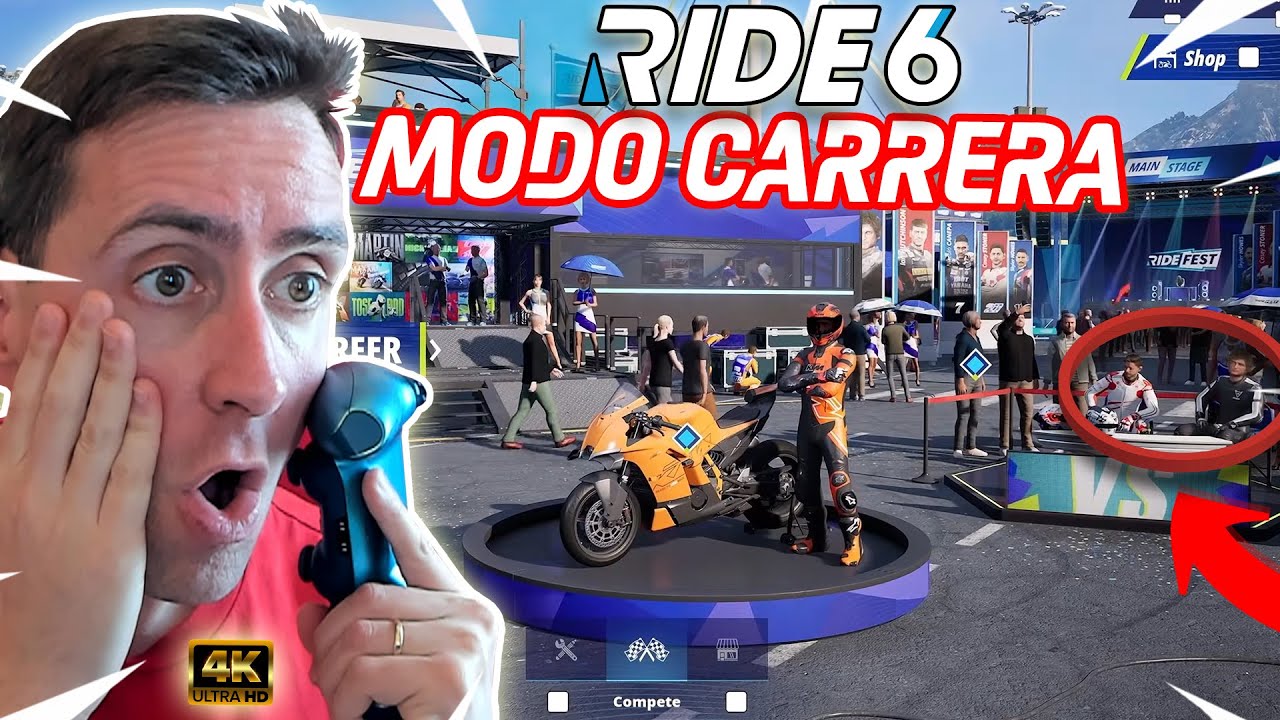 🔴 RIDE 6 ASÍ ES EL MODO CARRERA PROFESIONAL con NUEVAS FÍSICAS y MECÁNICAS 🔴