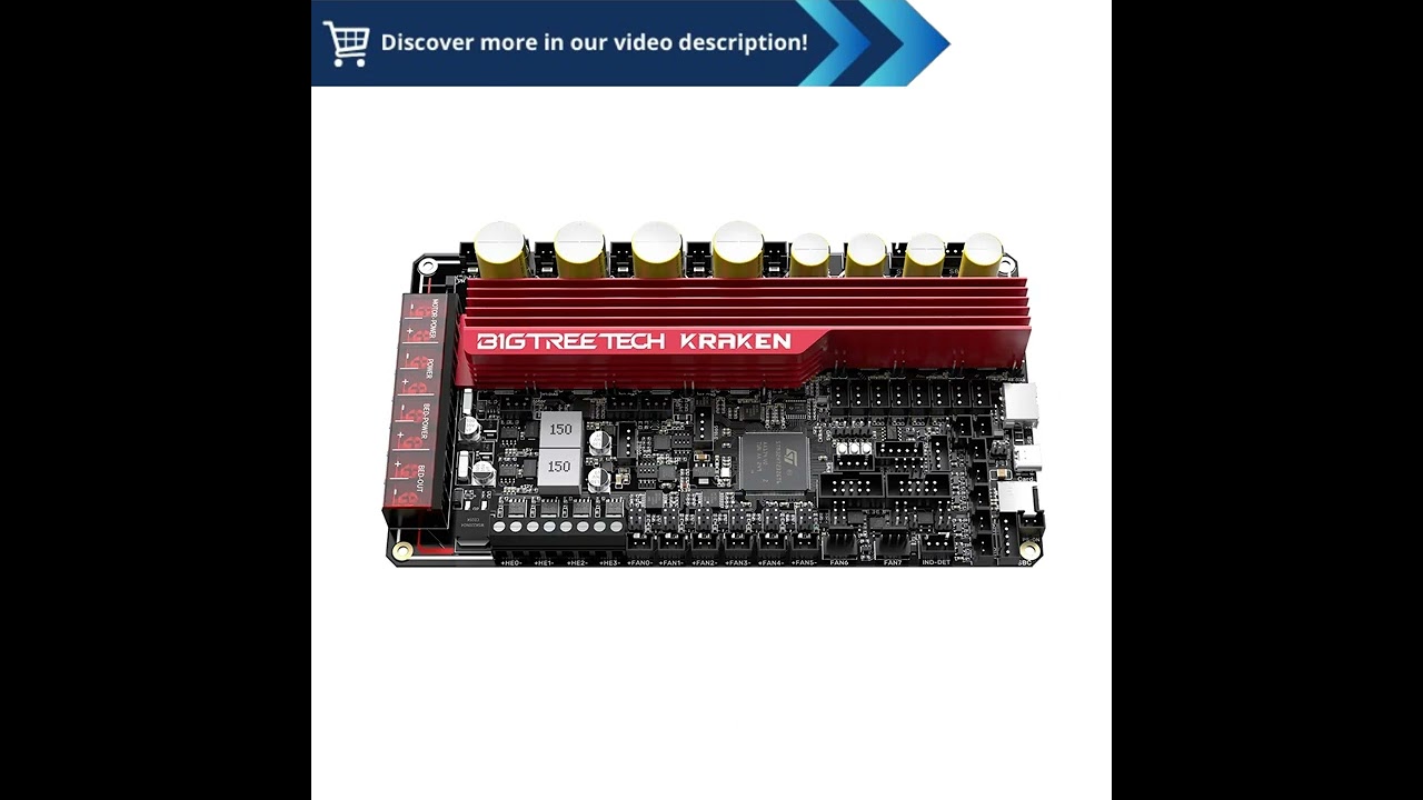 Journey into the Realm of Advanced 3D Printing: BIGTREETECH Kraken V1.0 - The Ultimate Motherboard
