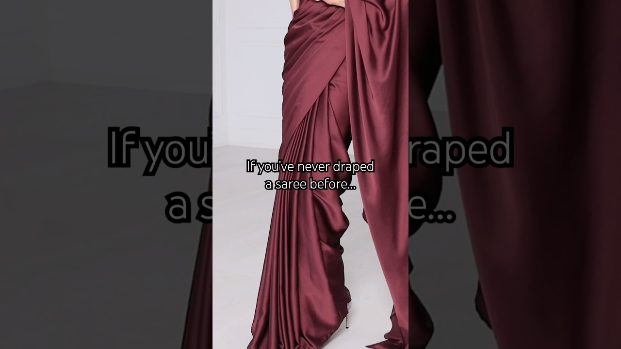 Nivi Drape Tutorial | how to drape a saree | saree draping styles | simple saree | #shorts