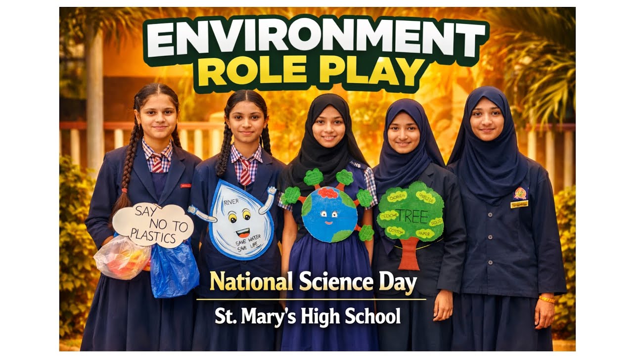 National Science Day | Role Play | Environment | St Mary's High School 