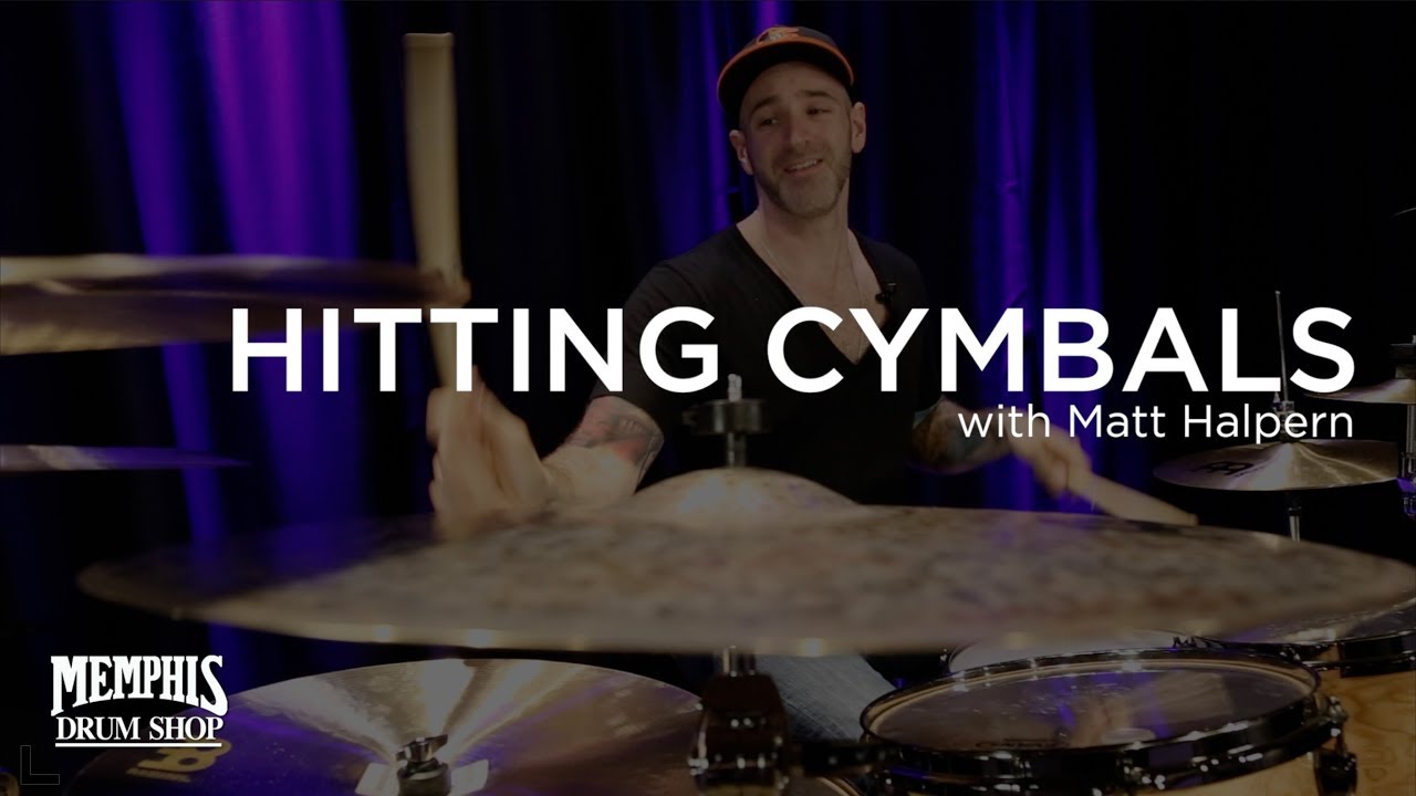 Отработка правильной техники игры на тарелках с Мэттом Хэлперном в Memphis Drum Shop