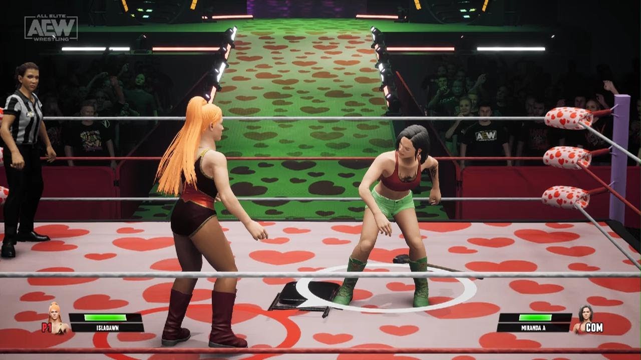 AEW: Fight Forever IslaDawn vs Miranda Alize Street FIGHT