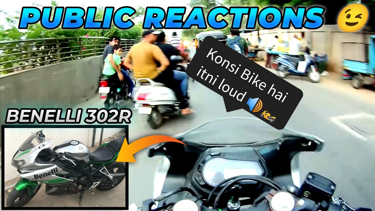 BIKE KONSI HAI???? | PUBLIC REACTION VIDEO ON BENELLI 302R | 2 CYLINDER SOUNDS LIKE IN LINE 4....