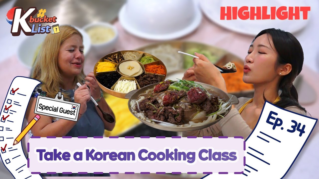 [K-bucket List] A Piece of Cake! Range over classy Korean dishes!🥘 | Ep.34 Korean Cooking Class