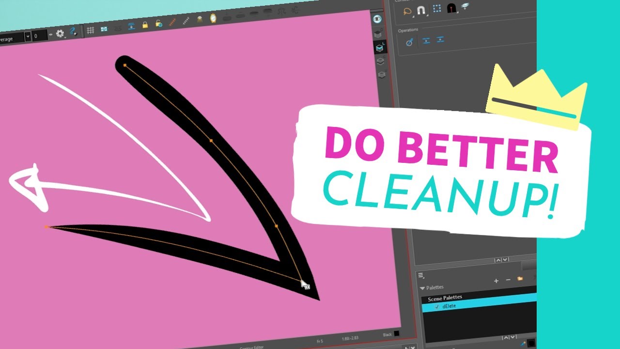 DRAWING - Do Better Clean up with the Pencil Tool (Harmony)