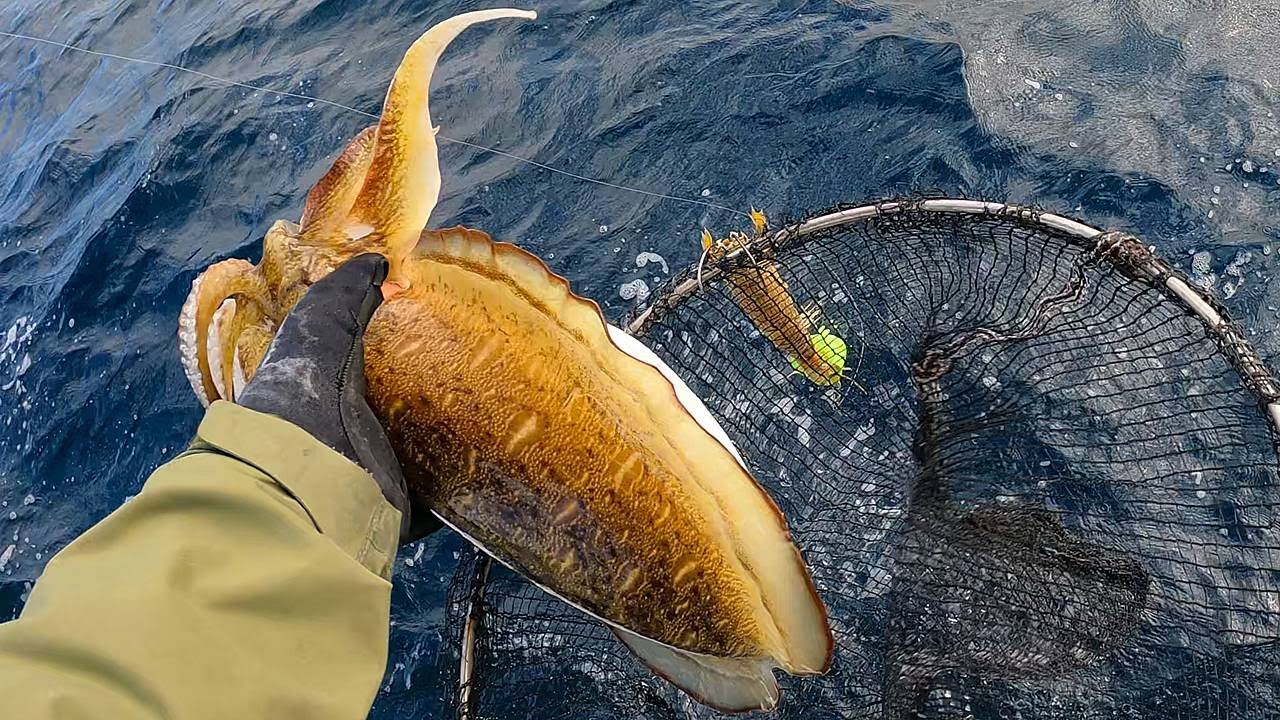 【東京湾スミイカ】巨大モンゴウイカの衝撃を1番感じられる釣り