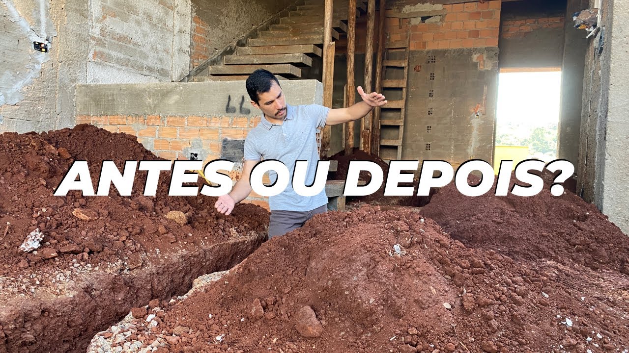 Quando ABRIR as VALETAS para as tubulações de ESGOTO e PLUVIAL