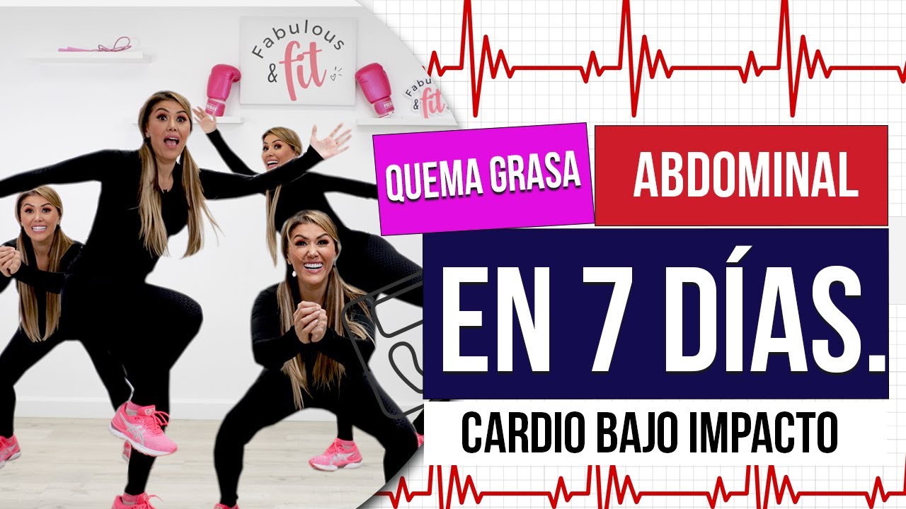 #RETO: QUEMA GRASA ABDOMINAL EN 7 DÍAS ¡CARDIO BAJO IMPACTO!