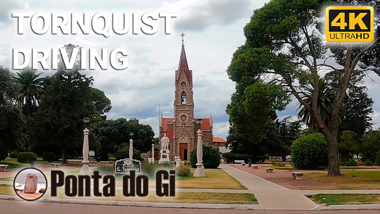 【4K】Una Ciudad con ESTILO propio en la Provincia de Buenos Aires #driving  por TORNQUIST - ARGENTINA