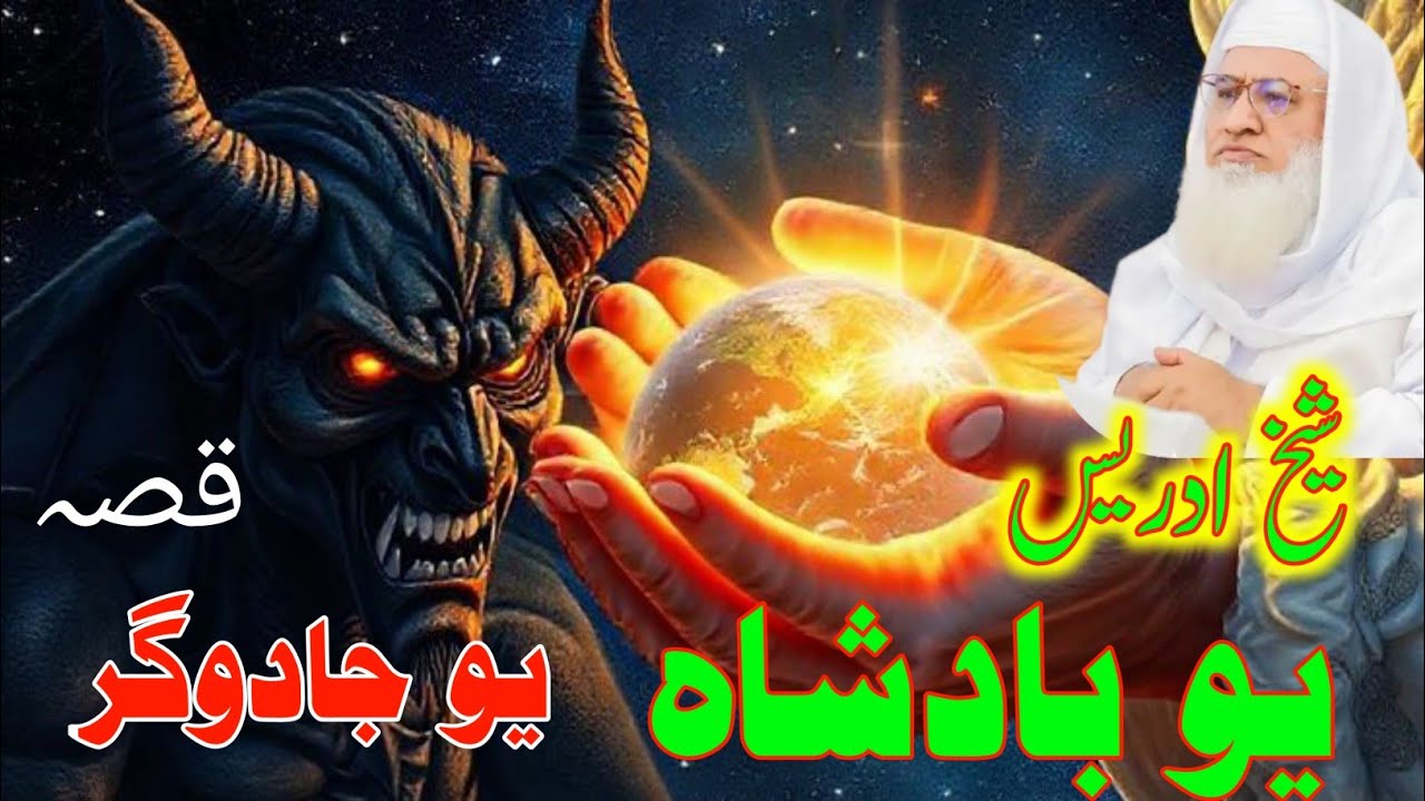 Pashto Bayan /Shikh Idris sib/یوبادشاہ یو جادوگر عبرت ناک قصہ