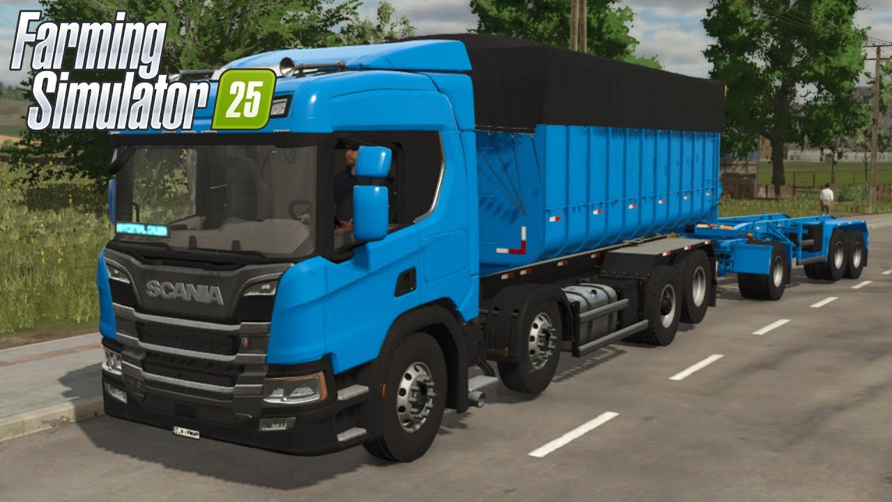 FS25 - Scania NTG P320 Roll-On - NEW TRUCK MOD for Farming Simulator 2025 GAMEPLAY
